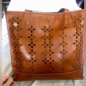 Patricia Nash Brown Leather Tote